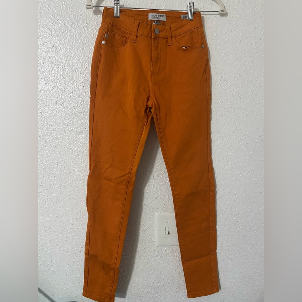 Judy Blue orange skinnies